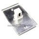 Placa Tapa HDMI 4k en L 90° en Aluminio