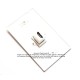 Placa Tapa HDMI 4k conector rasante en plástico ABS