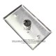 Placa Tapa XLR Canon soldable en Acero Inoxidable
