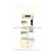 Placa Tapa Decora VGA + HDMI 4k + Audio Jack 3.5 mm con opresores + 2 Cat5e cople en ABS
