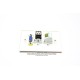 Placa Tapa VGA + USB 2.0 + Audio Jack 3.5 mm con opresores en ABS