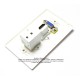 Placa Tapa VGA + HDMI 4k + USB para Carga 1A 5v en ABS