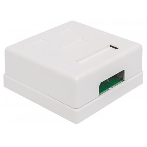 Roseta Red Cat5e RJ45 2 puertos con sistema de bloqueo Pro