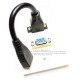 Placa Tapa VGA + HDMI 4k pigtail en ABS
