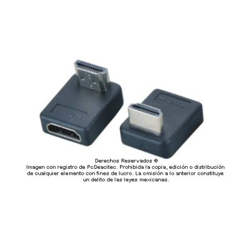Adaptador HDMI M/H 90° para caja retráctil 202010/202030/202060 Adaptador HDMI M/H 90° para caja retráctil 202010/202030/202060