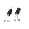 Adaptador audio estéreo jack 2.5 mm a plug 3.5 mm