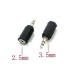 Adaptador audio estéreo jack 2.5 mm a plug 3.5 mm