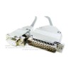 Cable serial DB9 hembra a DB25 macho de 5 m