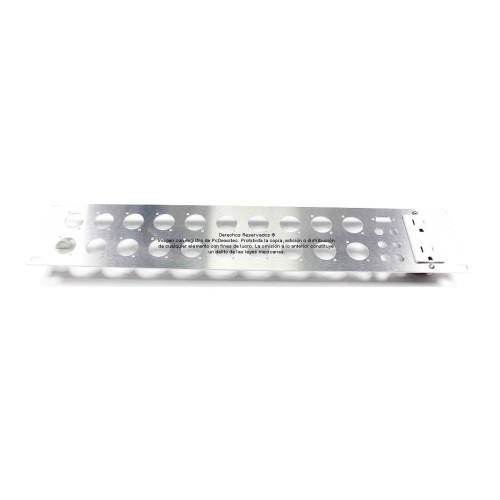 Tablero Panel 2U para rack, 20 puertos chasis tipo Neutrik XLR / Speakon / D + 6 puertos 1/4 + DSUB  + toma eléctrica 