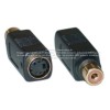 Adaptador S-Video jack hembra a RCA jack hembra
