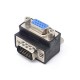 Adaptador VGA  en L 90°, macho a hembra IZQUIERDO 