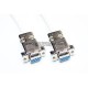Cable serial DB9 hembra a DB9 hembra de 3 m
