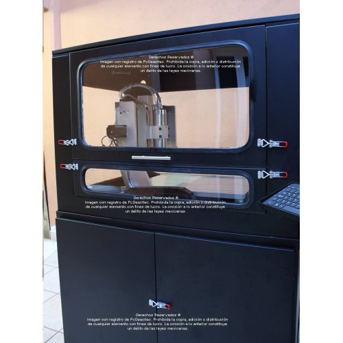 Gabinete para máquinas herramienta y equipos Desktop CNC-XR Deacitec