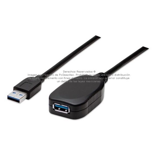 Cable extensión activa USB 3.0 tipo A macho hembra de 5 m Cable extensión activa USB 3.0 tipo A macho hembra de 5 m
