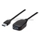 Cable extensión activa USB 3.0 tipo A macho hembra de 5 m