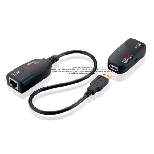 Cable extensión, extensor USB 2.0 A vía UTP hasta 50 m Cable extensión, extensor USB 2.0 A vía UTP hasta 50 m