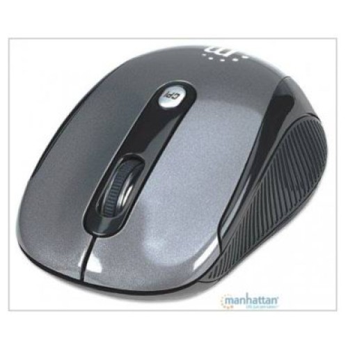 Mouse Inalámbrico Wireless Optico "Performance" Negro con Plata