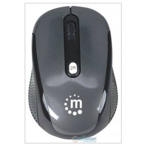 Mouse Inalámbrico Wireless Optico "Performance" Negro con Plata Mouse Inalámbrico Wireless Optico "Performance" Negro con Plata