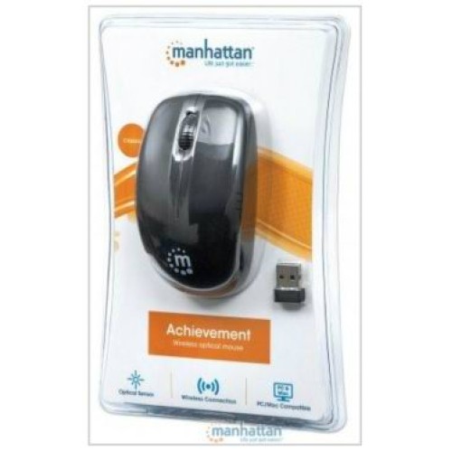 Mouse / Ratón Inalambrico wireless Optico "Achievement" Negro