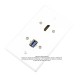  Placa Tapa HDMI 4k + USB 3.0 en ABS
