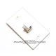 Placa Tapa HDMI 4k en L a 90° en ABS