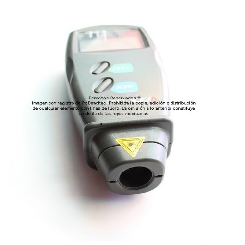 Photo Speedometer, medidor de rpms para máquinas herramienta