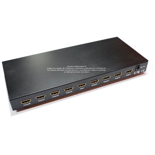 Splitter HDMI 1X8 multiplicador de video Splitter HDMI 1X8 multiplicador de video