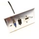 Placa Tapa VGA + HDMI 4k pigtail + USB de carga 1A 5v en Aluminio