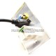 Placa Tapa VGA + HDMI 4k pigtail + Jack Cat3 RJ11 en Aluminio