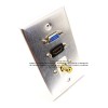 Placa Tapa VGA + HDMI 4k pigtail + RCA en Aluminio