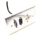 Placa Tapa VGA + HDMI 4k pigtail + USB 2.0 tipo B en Aluminio Placa Tapa VGA + HDMI 4k pigtail + USB 2.0 tipo B en Aluminio