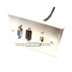Placa Tapa VGA + HDMI 4k pigtail + Terminal Audio Crimpado en Aluminio