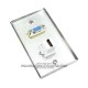 Placa Tapa VGA + HDMI 4k en Acero Inoxidable