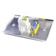 Placa Tapa VGA + Audio Jack 3.5 mm con opresores en Aluminio