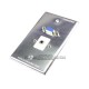 Placa Tapa VGA + Audio Jack 3.5 mm con opresores en Aluminio