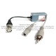 Extensor Balun de Video y Audio con soporte para energía 100 m UTP para CCTV