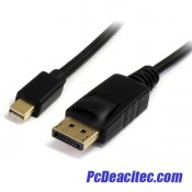 Cable Adaptador de 1.8m de Monitor Mini DisplayPort™ 1.2 Macho a DP Macho - 4k