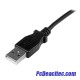 Cable 0.5 m USB 2.0 A a mini B 90° hacia Arriba