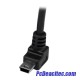 Cable 0.5 m USB 2.0 A a mini B 90° hacia Arriba
