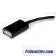 Cable Adaptador USB OTG para Samsung Galaxy Tab Negro USB A Hembra Cable Adaptador USB OTG para Samsung Galaxy Tab Negro USB A Hembra