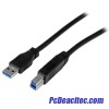 Cable USB 3.0 tipo A macho a B macho de 2 m