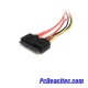 Cable Extensión SATA macho a hembra de 22 Pines de 30 cm 