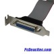 Adaptador 40cm Header Cabezal Bracket Paralelo Perfil Bajo DB25 a IDC26 Pines MoBo Adaptador 40cm Header Cabezal Bracket Paralelo Perfil Bajo DB25 a IDC26 Pines MoBo