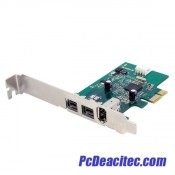 Tarjeta FireWire PCI-Express PCI-e de 2 Puertos F/W 800 y 1 Puerto F/W 400