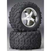 Traxxas Tires/Wheels T-Maxx 3.3 (2) TRA4973R