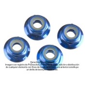 Traxxas Nuts 4mm Flanged Nylon Locking (4) TRA1747R