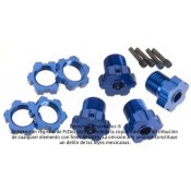 Traxxas Wheel Hubs Splined 17mm Blue-Anodized (4) TRA5353X