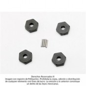 Traxxas Wheel Hubs Hex/Axle Pins VXL (4) TRA7154